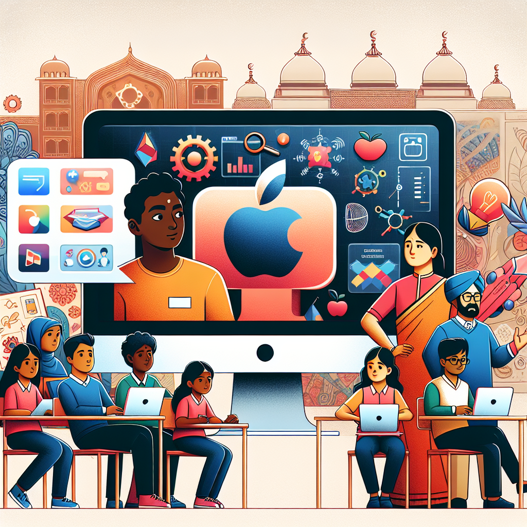 Representación de Apple lanza la campaña "Lecciones" de Mac en India, destacando herramientas de estudio creativas y eficientes para estudiantes